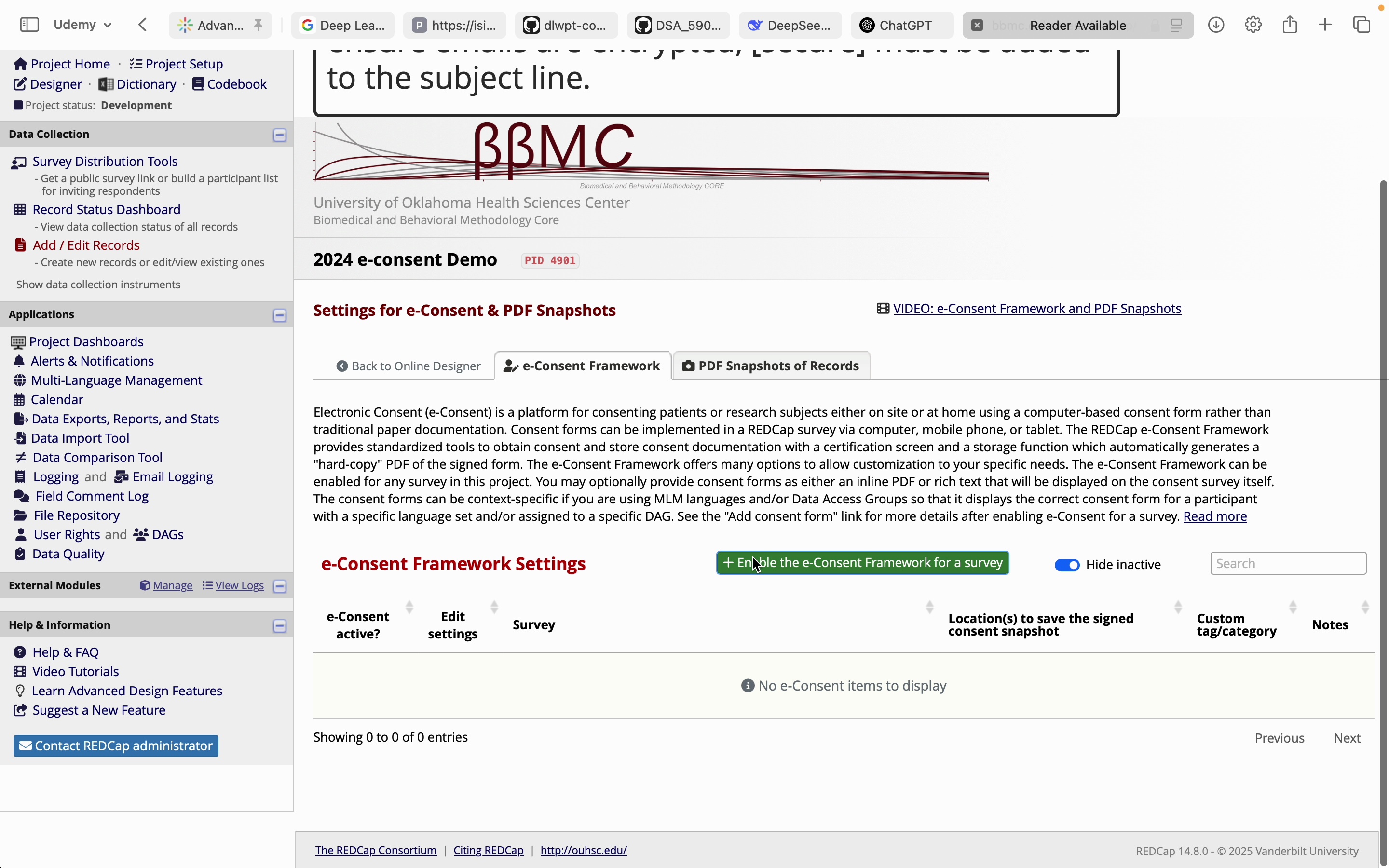 e-Consent and PDF Snapshots