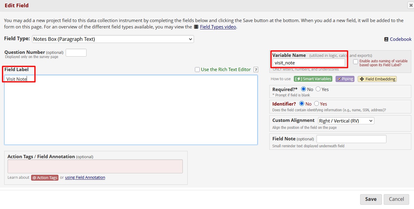 Change variable name